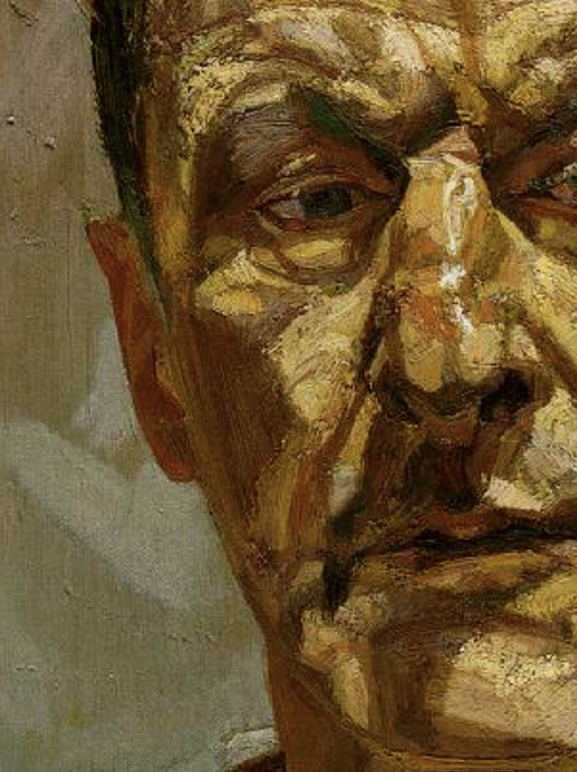 Lucien Freud, Reflection (Self-portrait), 1985, Private collection, Ireland (The Lucian Freud Archive. Photo: Courtesy Lucian Freud Archive)